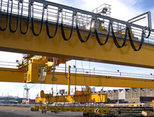Power supply for a Overhead Crane crab [Shipbuilding/sheet handling]